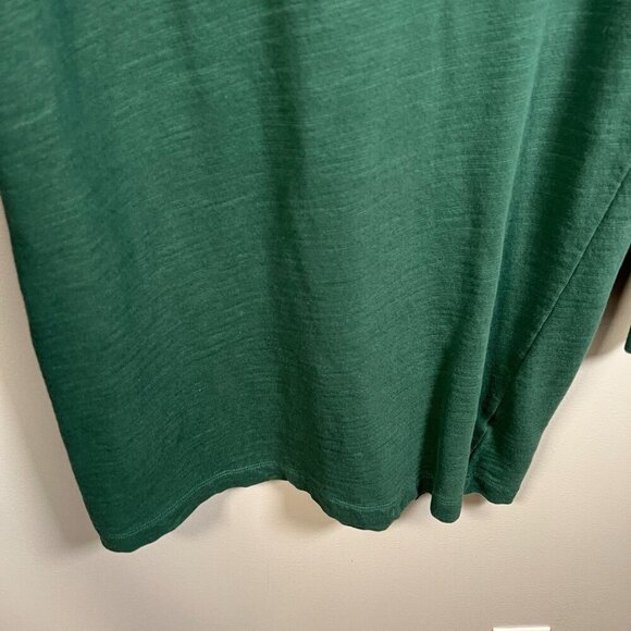 Boden Mabel Sweatshirt Dress Size 6 Green Metallic Stripes Preppy Comfy Casual - Picture 7 of 10